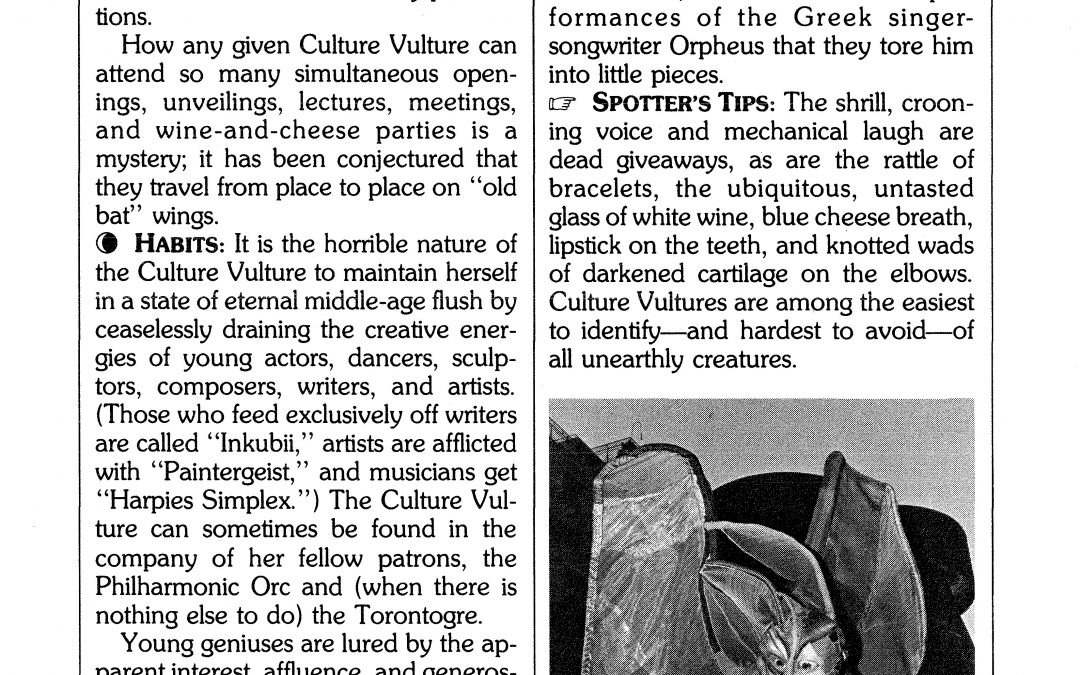 CULTURE VULTURES