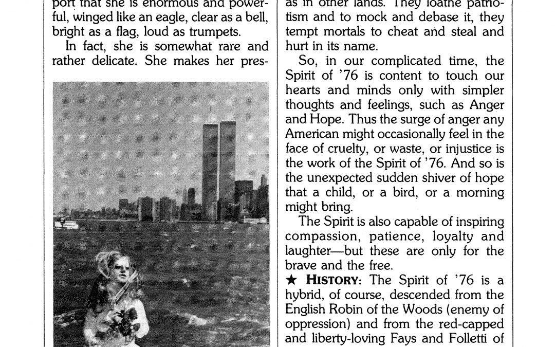 THE SPIRIT OF ’76