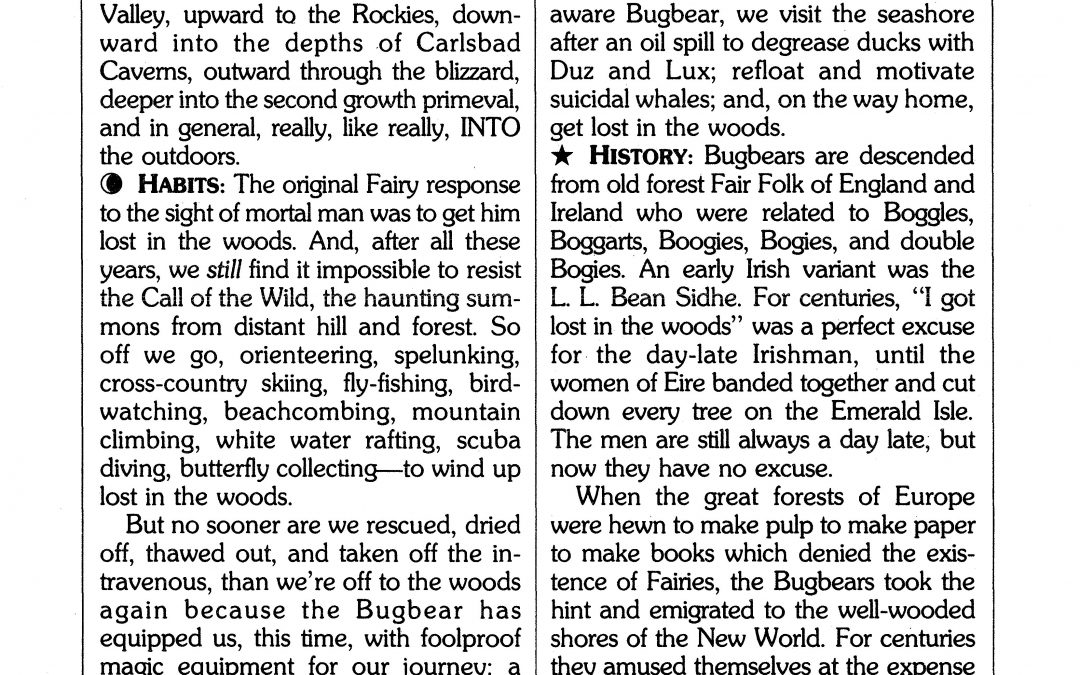 THE BUGBEAR
