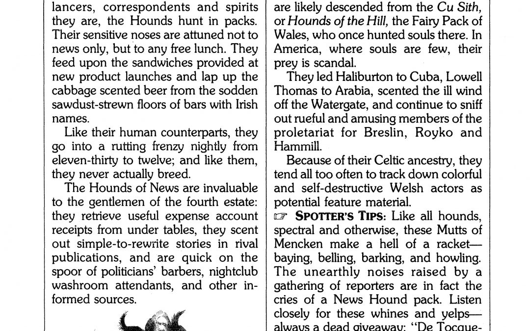 THE HOUNDS OF NEWS