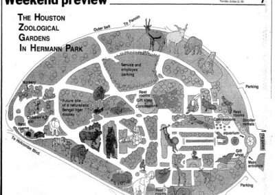 Houston Hermann Park Zoo 1981