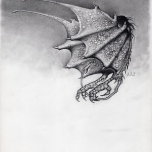 *SOLD* Whisper of Wings, Published drawing by John Jude Palencar
