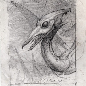 *SOLD* Ra’Zac - Concept drawing by John Jude Palencar